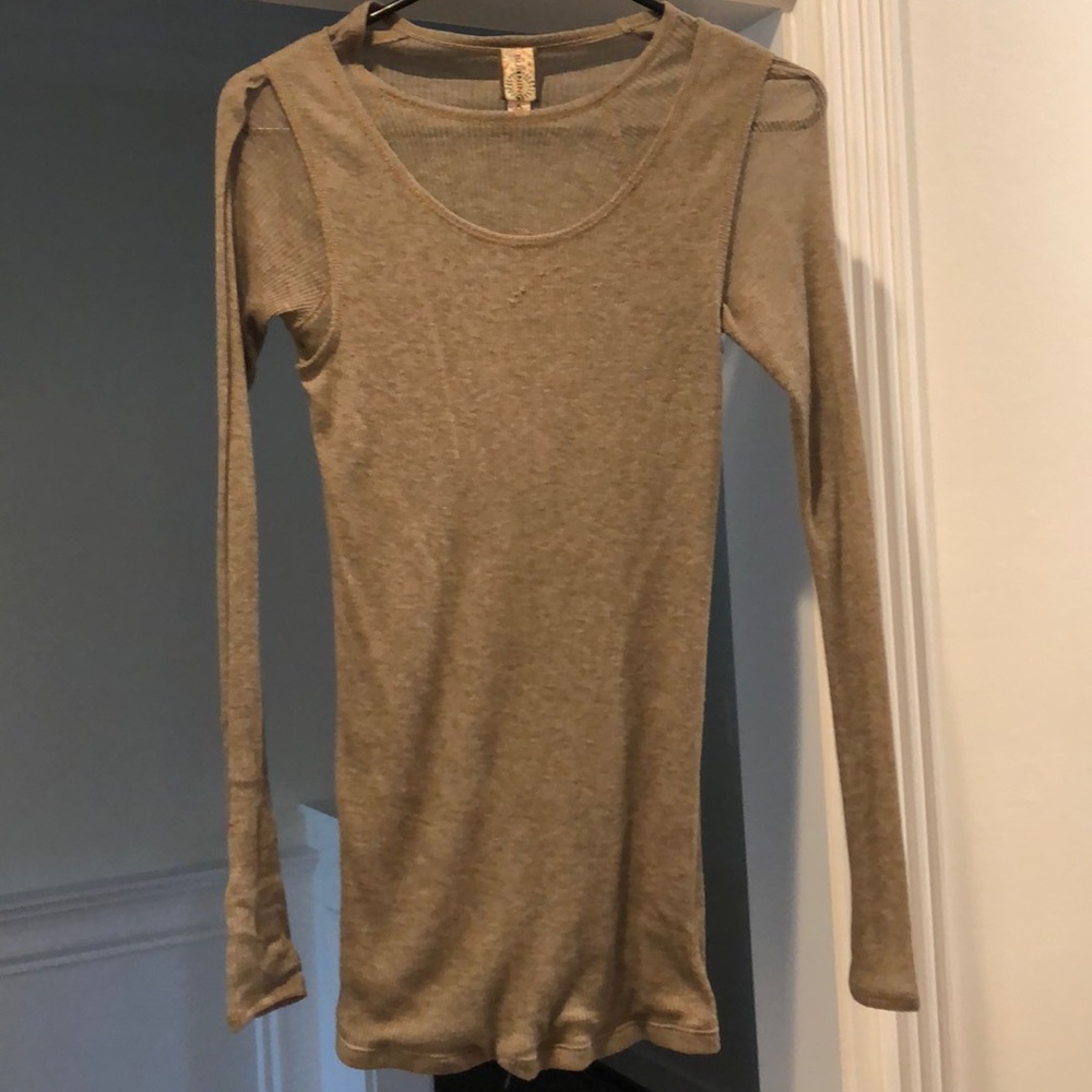 Oatmeal colored shirt
